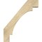Ekena Millwork 6"W x 30"D x 36"H Merced Rough Sawn Knee Brace, Douglas Fir BRC06X30X36MRC00RDF - alternate 4